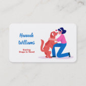 Carte De Visite Secourt de chien (Devant)