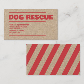 Carte De Visite Secourt de chien