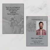 Carte De Visite Secourt de pompier de pompiers (Devant / Derrière)