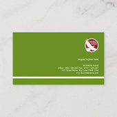 Carte De Visite Secrétaire général d'Evergreen Dialog Box Company (Dos)