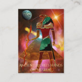 Carte De Visite Secrets anciens THOTH 3D Egyptian Scifi MUSEUM (Dos)