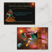 Carte De Visite Secrets anciens THOTH 3D Egyptian Scifi MUSEUM (Devant / Derrière)