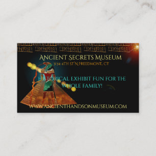 Carte De Visite Secrets anciens THOTH 3D Egyptian Scifi MUSEUM