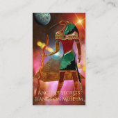 Carte De Visite Secrets anciens THOTH 3D Egyptian Scifi MUSEUM (Dos)
