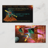 Carte De Visite Secrets anciens THOTH 3D Egyptian Scifi MUSEUM (Devant / Derrière)