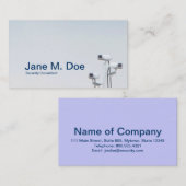 Carte De Visite Sécurité (Devant / Derrière)