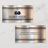 Carte De Visite Sécurité (Devant / Derrière)