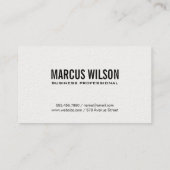 Carte De Visite Sécurité (Dos)