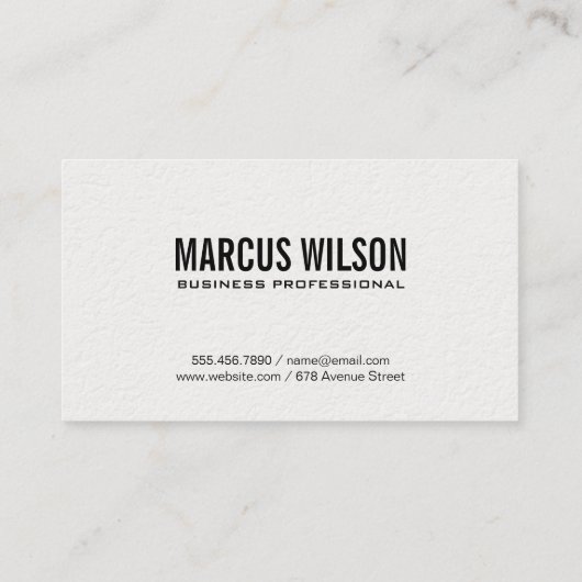 Carte De Visite Sécurité (Dos)