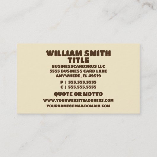 Carte De Visite Sécurité bancaire (Dos)