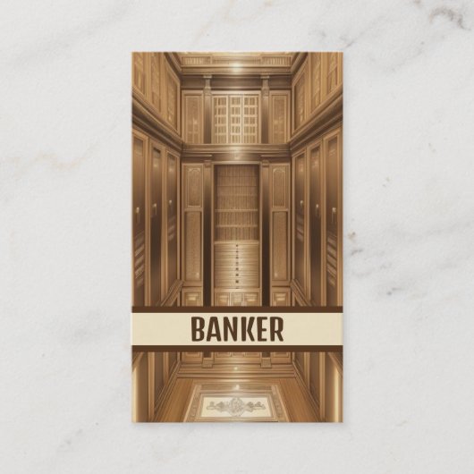 Carte De Visite Sécurité bancaire (Devant)