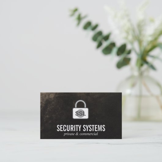 Carte De Visite Securité | Cyber (Debout devant)
