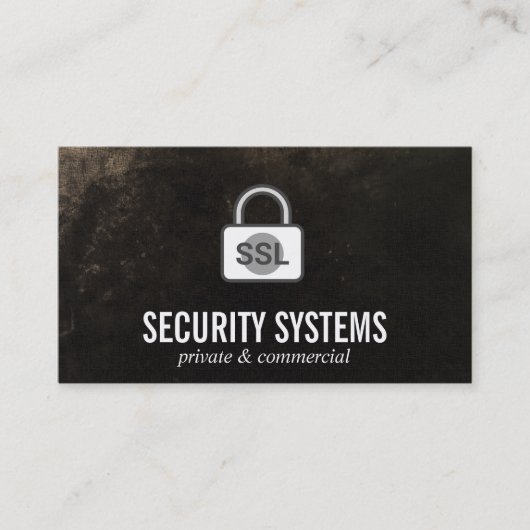 Carte De Visite Securité | Cyber (Devant)