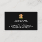 Carte De Visite Sécurité des clôtures (Devant)