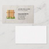 Carte De Visite Sécurité des clôtures (Devant / Derrière)