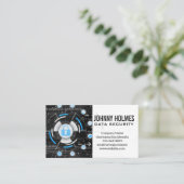 Carte De Visite Sécurité en ligne | Cyber technologie (Debout devant)