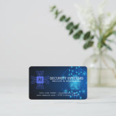 Carte De Visite Sécurité numérique | Agence de protection | Techno (Debout devant)