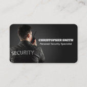 Carte De Visite Sécurité personnelle (Devant)