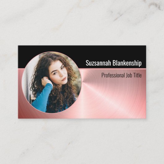 Carte De Visite Sécurité personnelle professionnelle Photo personn (Devant)