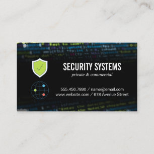 Carte De Visite Sécurité réseau   Cyber-codage