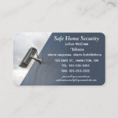 Carte De Visite Sécurité résidentielle modifiable (Devant)