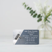 Carte De Visite Sécurité résidentielle modifiable (Debout devant)