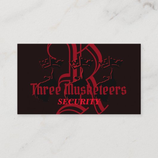 Carte De Visite Securité? Volontaires (Devant)