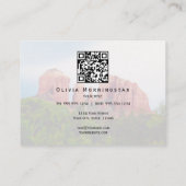 Carte De Visite Sedona AZ code QR (Dos)