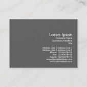 Carte De Visite Segments de couleur 03 (Bordé) (Dos)