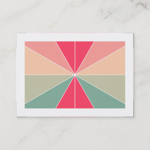 Carte De Visite Segments de couleur 03 (bordés)