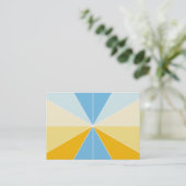 Carte De Visite Segments de couleur 04 (Debout devant)