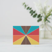 Carte De Visite Segments de couleur 05 (Debout devant)