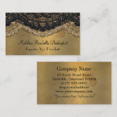 Carte De Visite Segonzac élégant 3,5" victorien x 2" (Devant / Derrière)