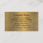 Carte De Visite Segonzac élégant 3,5" victorien x 2" (Dos)