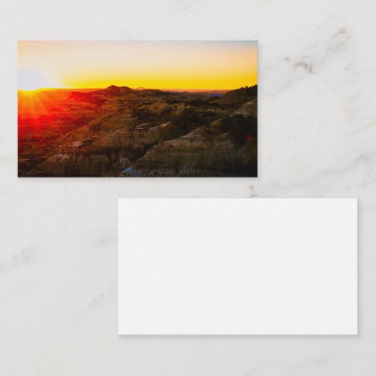 Carte De Visite Sell the sunrise ! (Devant / Derrière)