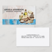 Carte De Visite Sels de bain et huiles de massage Spa (Devant / Derrière)