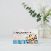 Carte De Visite Sels de bain et huiles de massage Spa (Debout devant)