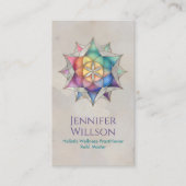 Carte De Visite Semences de vie en Lotus Flower (Devant)