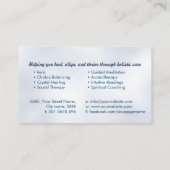 Carte De Visite Semences de vie en Lotus Flower (Dos)