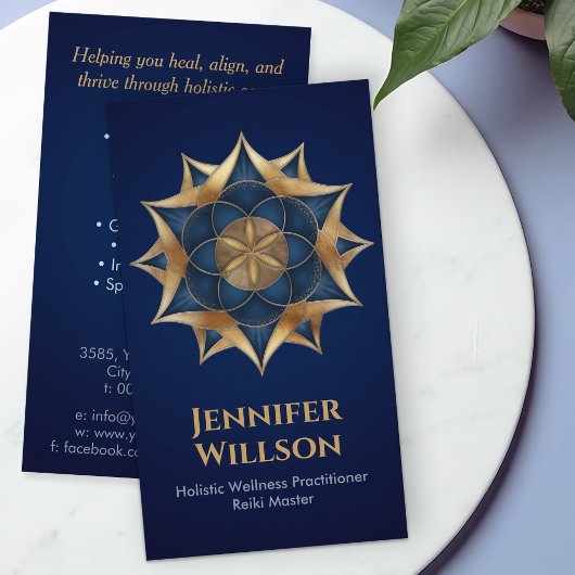 Carte De Visite Semences de vie en Lotus Flower