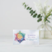 Carte De Visite Semences de vie en Lotus Flower (Debout devant)