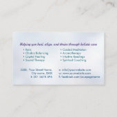 Carte De Visite Semences de vie en Lotus Flower (Dos)