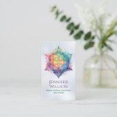 Carte De Visite Semences de vie en Lotus Flower (Debout devant)