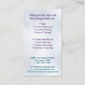 Carte De Visite Semences de vie en Lotus Flower (Dos)