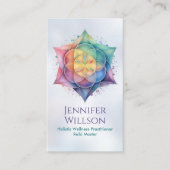 Carte De Visite Semences de vie en Lotus Flower (Devant)