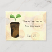 Carte De Visite Semer une graine (Devant)