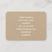 Carte De Visite Semer une graine (Dos)