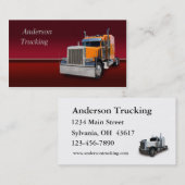 Carte de visite semi-camion (Devant / Derrière)