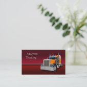Carte de visite semi-camion (Debout devant)