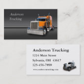 Carte de visite semi-camion (Devant / Derrière)